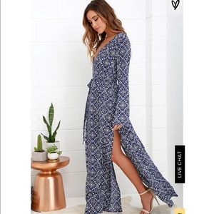 Lulus maxi dress M
